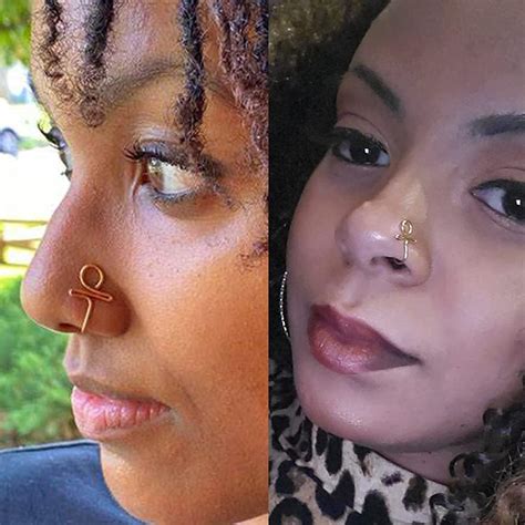 Buy Longita Fake Nose Cuff Non Piercing Fake Nose Rings for Women ...