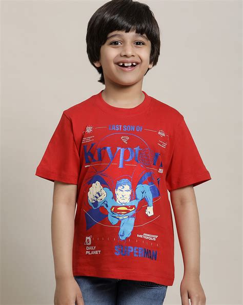 Superman Regular Fit Tshirt For Boys – Kidsville
