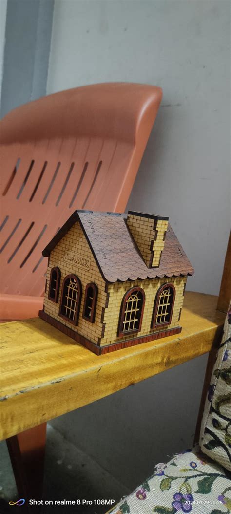 Blessaro Piggy Bank for Kids | Money Bank for Kids | Wooden House Shape ...