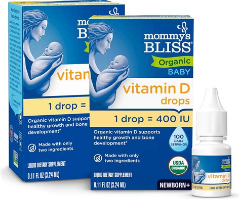 Best Baby Supplement - Mommy's Bliss Organic Vitamin D Drops Review | HIPAA Reviews