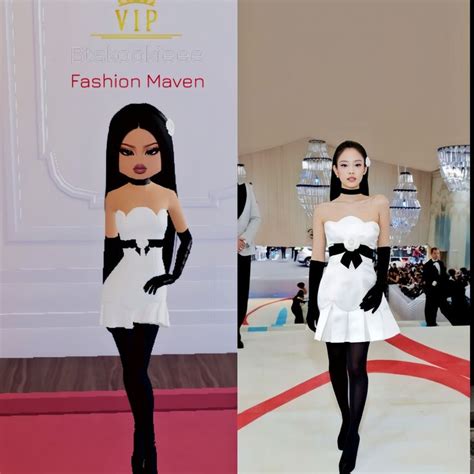 DTI| Jennie Kim Met Gala 2023 outfit on dress to impress! | Met gala ...