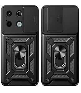 SmartPoint Shutter Ring Case for Poco X6 5G, Military Grade Protection ...