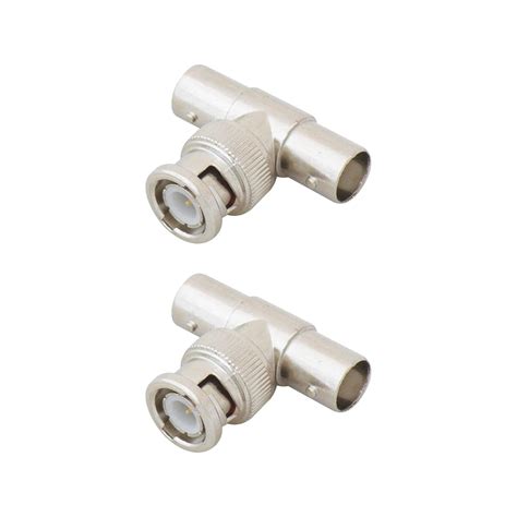 MX ‘T’ Connector BNC Plug with 2 BNC Socket with Teflon (PIN Gold ...
