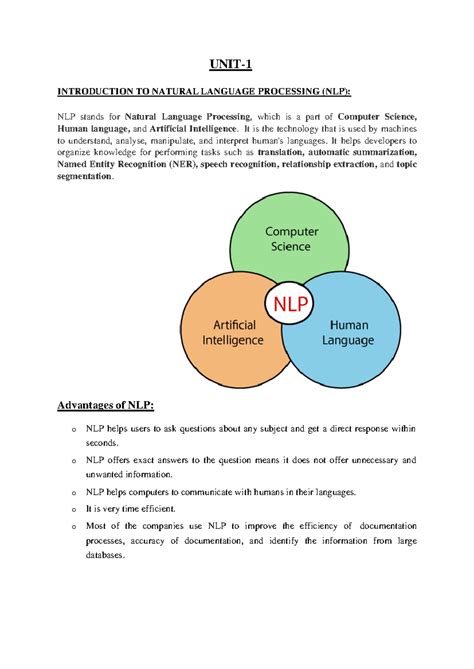 NLP UNIT-1: Comprehensive Notes for Easy Understanding of NLP Concepts ...