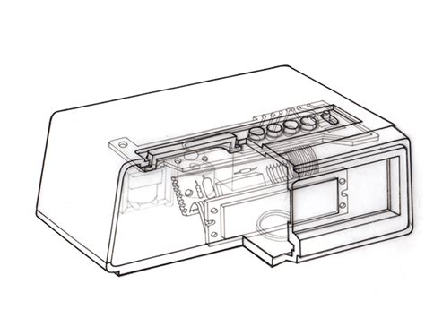 Image result for Alarm Clock Exploded View Drawing