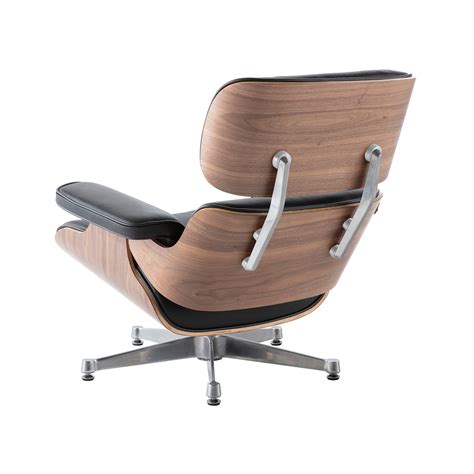 Eames Lounge Chair And Ottoman Replica – Chrome Base