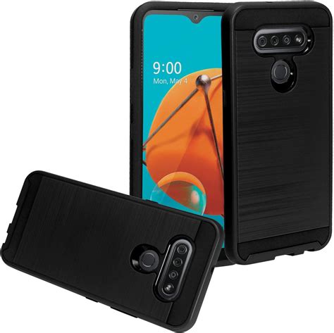 Buy CELZEN - for LG K51, LG Reflect (LM-K500) - Brushed Style Hybrid ...