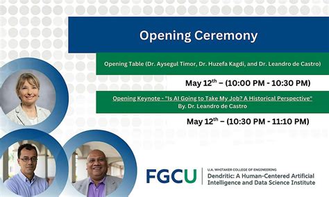 Dendritic Summer Academy 2025 - Opening Ceremony, FGCU, Cohen Student ...