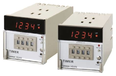 H5AN-4DM AC100-240 Omron | Omron H5AN Series DIN Rail Mount Timer Relay ...