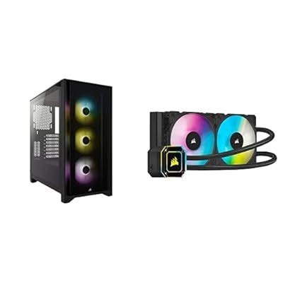 Buy Corsair iCUE 4000X RGB Mid-Tower ATX PC Case - BlackCorsair iCUE ...