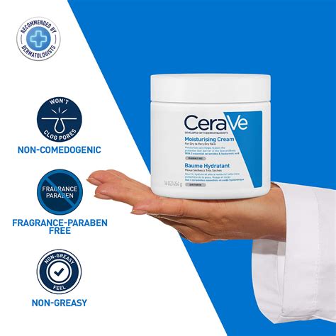 Buy CERAVE MOISTURIZING CREAM FOR DRY TO VERY DRY SKIN - 454GM Online ...
