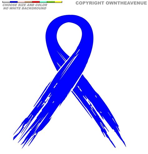 Blue Cancer Ribbon