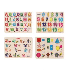 woodzania Educational Nursery Kit ( Alphabets, Numbers, Swarmala ...