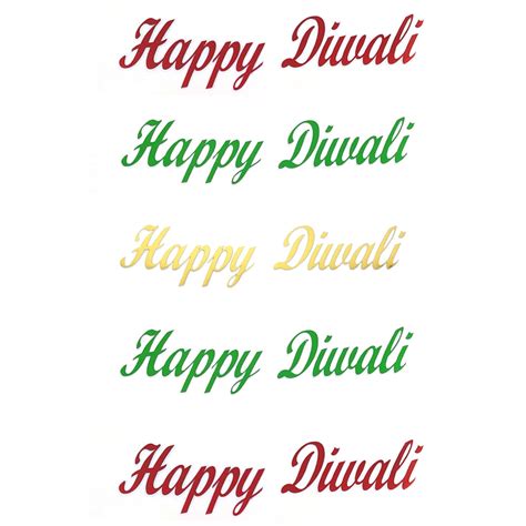 Comet Busters Happy Diwali Gift Stickers for Envelopes, Gift Bags, Diw