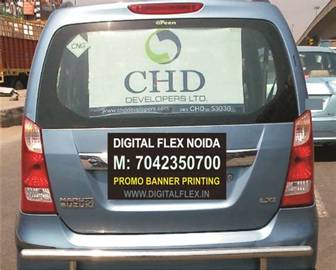 Promo Car Mesh Banner Printer in Noida