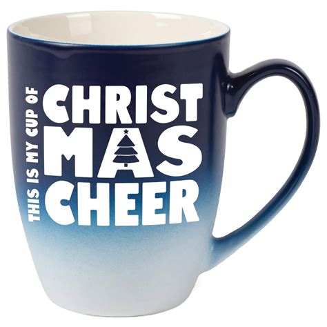 Elanze Designs This is My Cup of Christmas Cheer Two Toned Ombre Matte ...