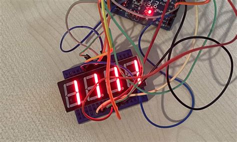 Arduino 7-Segment 4 Digit 的图像结果
