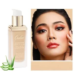 Buy Oulac Flawless Finish Foundation, Skincare Infused with Aloe Leaf ...