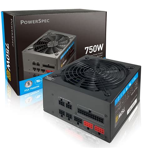 Snapklik.com : PowerSpec 750 Watt 80 Plus Gold Fully Modular ATX Power ...