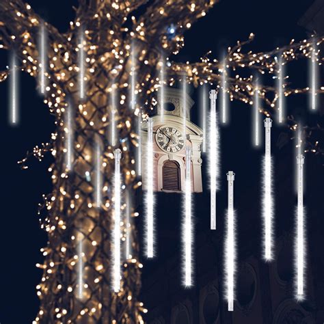 Buy DYstyle Meteor Shower Lights 3050CM Snowfall Rain Icicle Drop ...