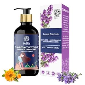 Buddha Natural Shampoo + Conditioner 2 In 1 for Teenagers (200 ML ...