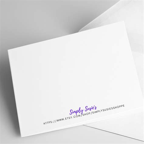 Personalized Thank You Note Cards Custom Thank You Cards With - Etsy