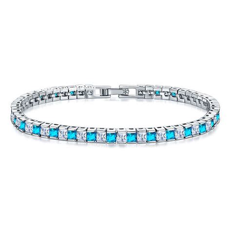 Buy Shimmer Divine Crystal Elements Exclusive Sparkling Square Rhodium ...