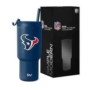Simple Modern Officially Licensed NFL Houston Texans 30 oz Tumbler with ...