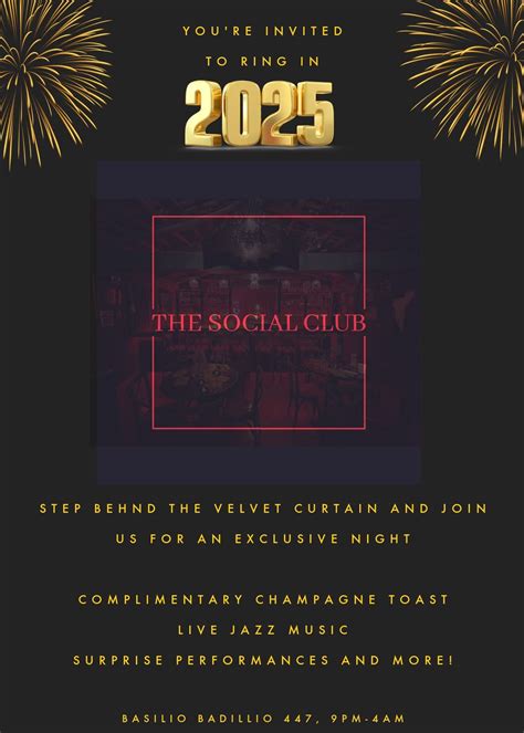 2025 NYE Celebration at Social Club, Basilio Badillo 447, 48380 Puerto ...