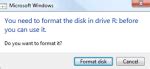 Fixed: "You Need to Format the Disk in Drive Before Using It" Error