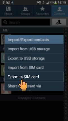 How to copy Contacts to a SIM Card in Samsung Galaxy S4(GT-I9500 ...