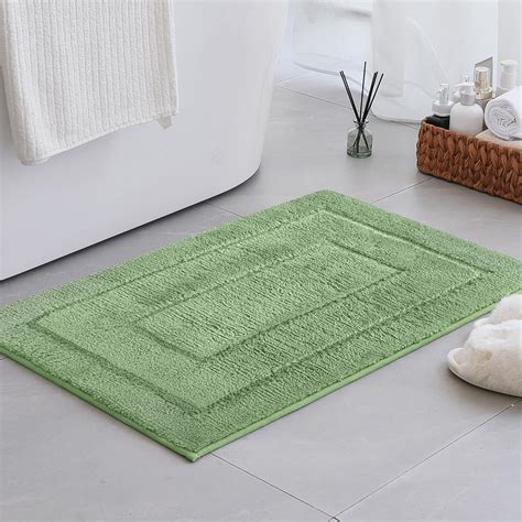 Amazon.com: GRANNY SAYS Sage Green Bathroom Rugs Non Slip, 20" x 32 ...