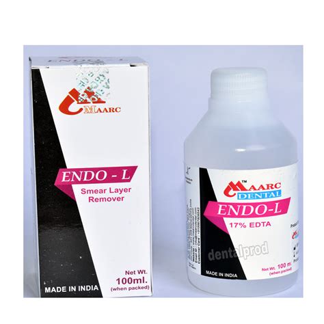 Maarc Dental Endo-L (17% EDTA / Agent) 100ml Root Canal Preparation Ma ...