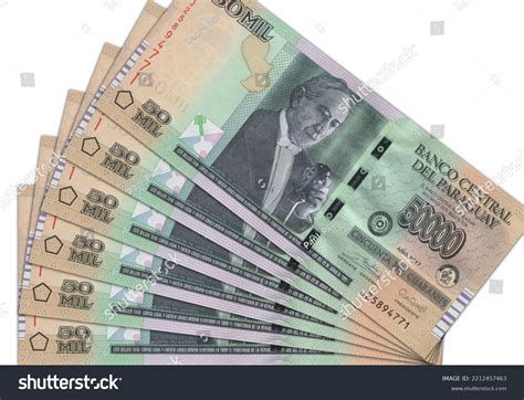 Paraguayan Currency Paraguayan Guarani Macro View Stock Illustration 2212457463 | Shutterstock