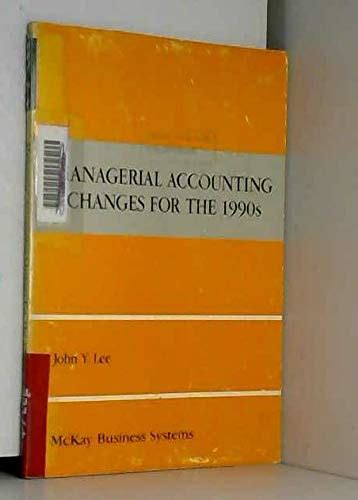 Buy Managerial accounting changes for the 1990s Book Online at Low ...