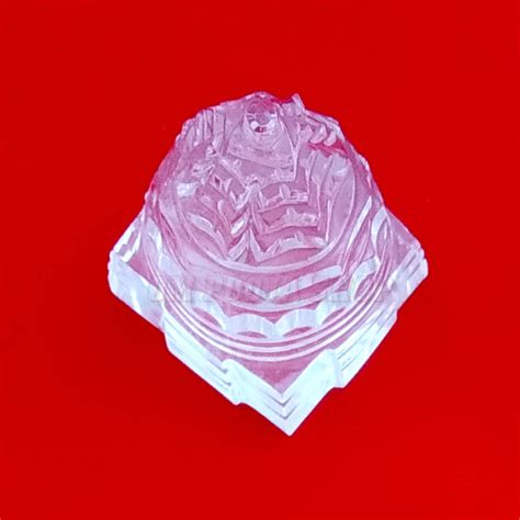 Shree Yantra in Natural Crystal - 40 Gms Buy online at USA