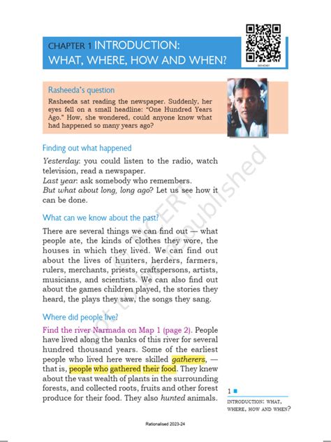 Model Activity Task Class 6 History Part1 的图像结果