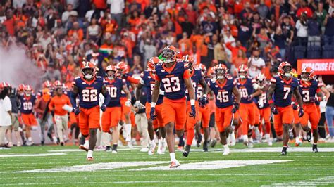 2025 Syracuse Football Schedule Released - Syracuse University Athletics