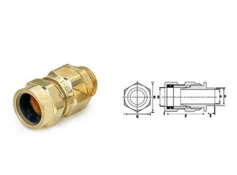 CW Cable Gland 3 Part, CW Cable Gland, Brass CW Cable Gland, CW Type ...