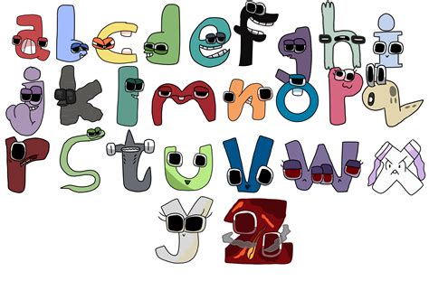 Complete Lowercase Letters Alphabetlore by ScribbleFENDEER on DeviantArt