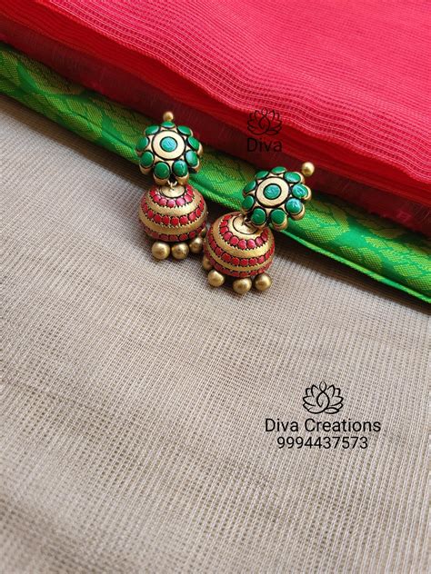 Red Green Kemp R1 Terracotta Jewellery – Diva Creations Terracotta ...