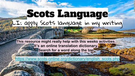 Image result for Scots Language Lessons