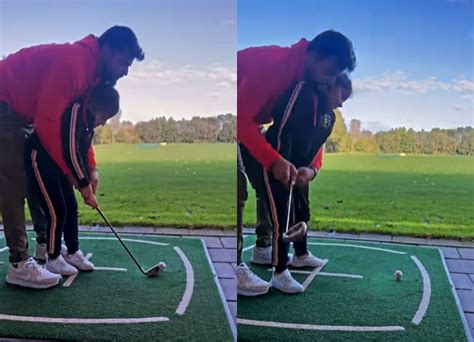 [WATCH] Suresh Raina gives golf lessons to daughter Gracia in endearing ...