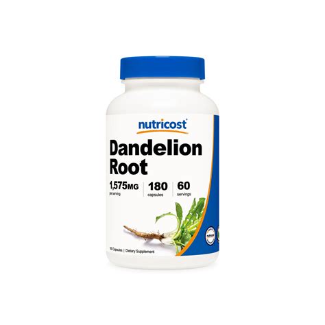 Nutricost Dandelion Root Capsules – eSupplements.com