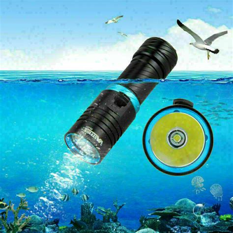 Buy Outdoor Underwater Diving Scuba LED Flashlight Waterproof Dive ...