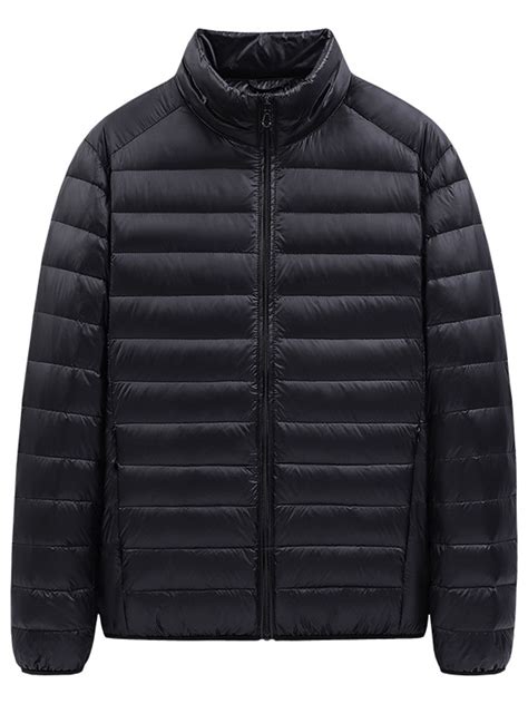 Frontwalk Men's Lightweight Business Down Overcoats, Full Zip Warm ...