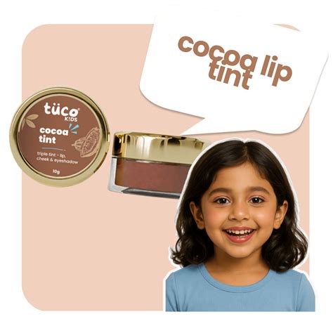 Tuco Kids Cocoa Triple Tint | 100% Natural Multi-Use Tint for Lips ...