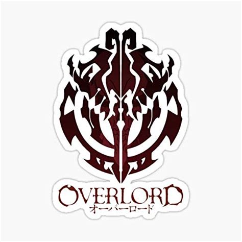 Buy Anime Overlord Ainz Ooal Gown Crest Sticker - Sticker Graphic ...