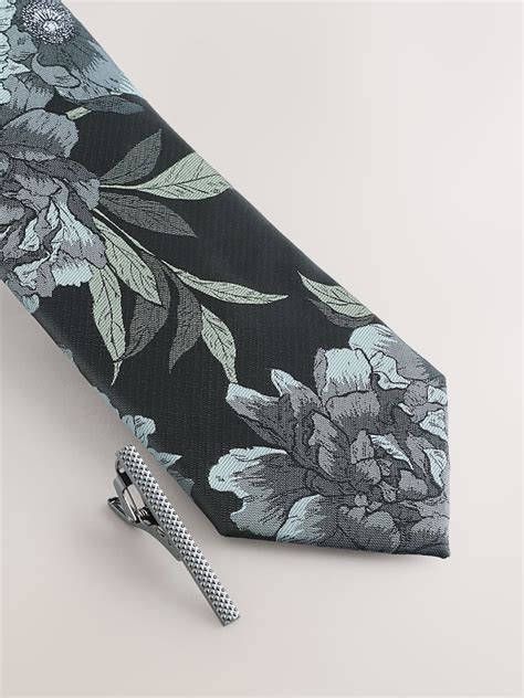 Buy Dark Green Pattern Tie from Next India