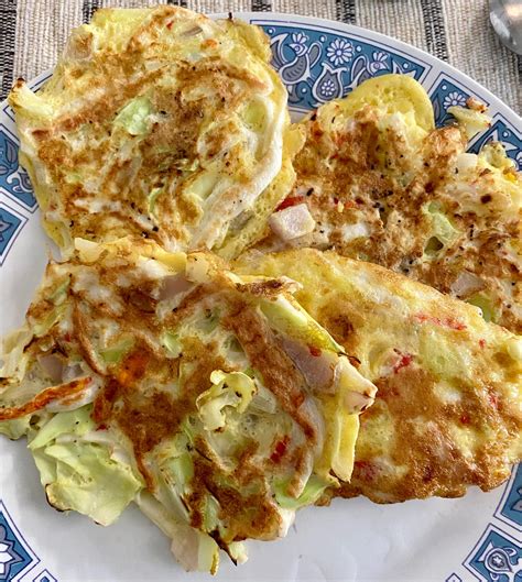 Korean inspired surimi omelette: Imitation Crab Jeon (237 calories ...